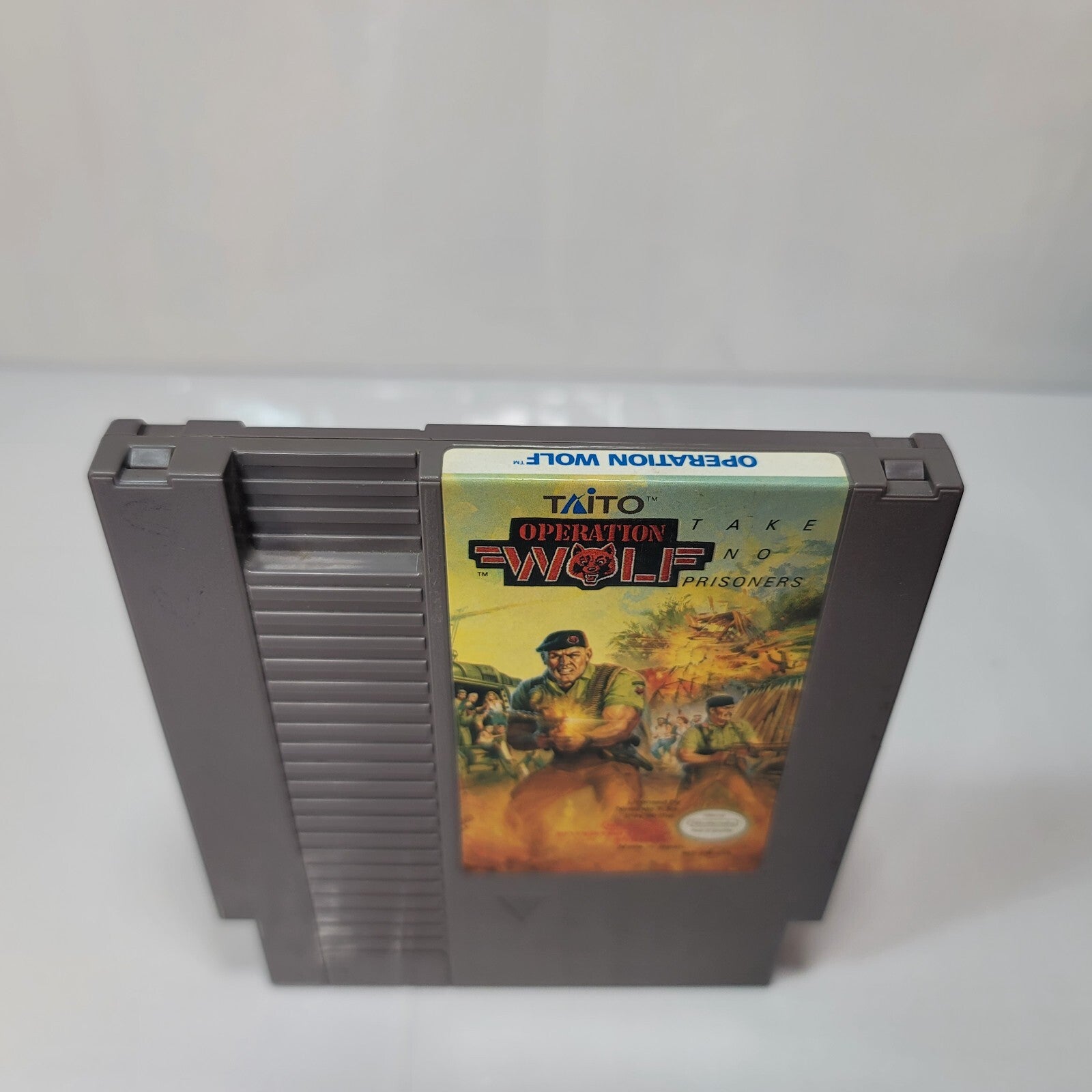 Operation Wolf (Nintendo NES, 1989) Game Cartridge