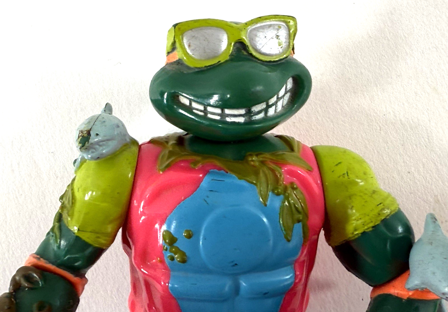 Playmates 1990 Teenage Mutant Ninja Turtles 5" Mike The Sewer Surfer Figure