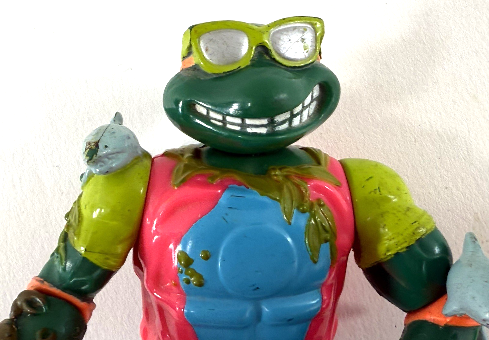 Playmates 1990 Teenage Mutant Ninja Turtles 5" Mike The Sewer Surfer Figure