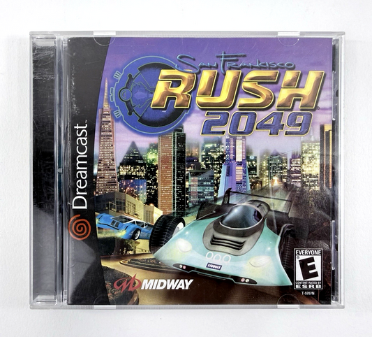 San Francisco Rush 2049 (Sega Dreamcast, 2000) Game Case Manual Registration