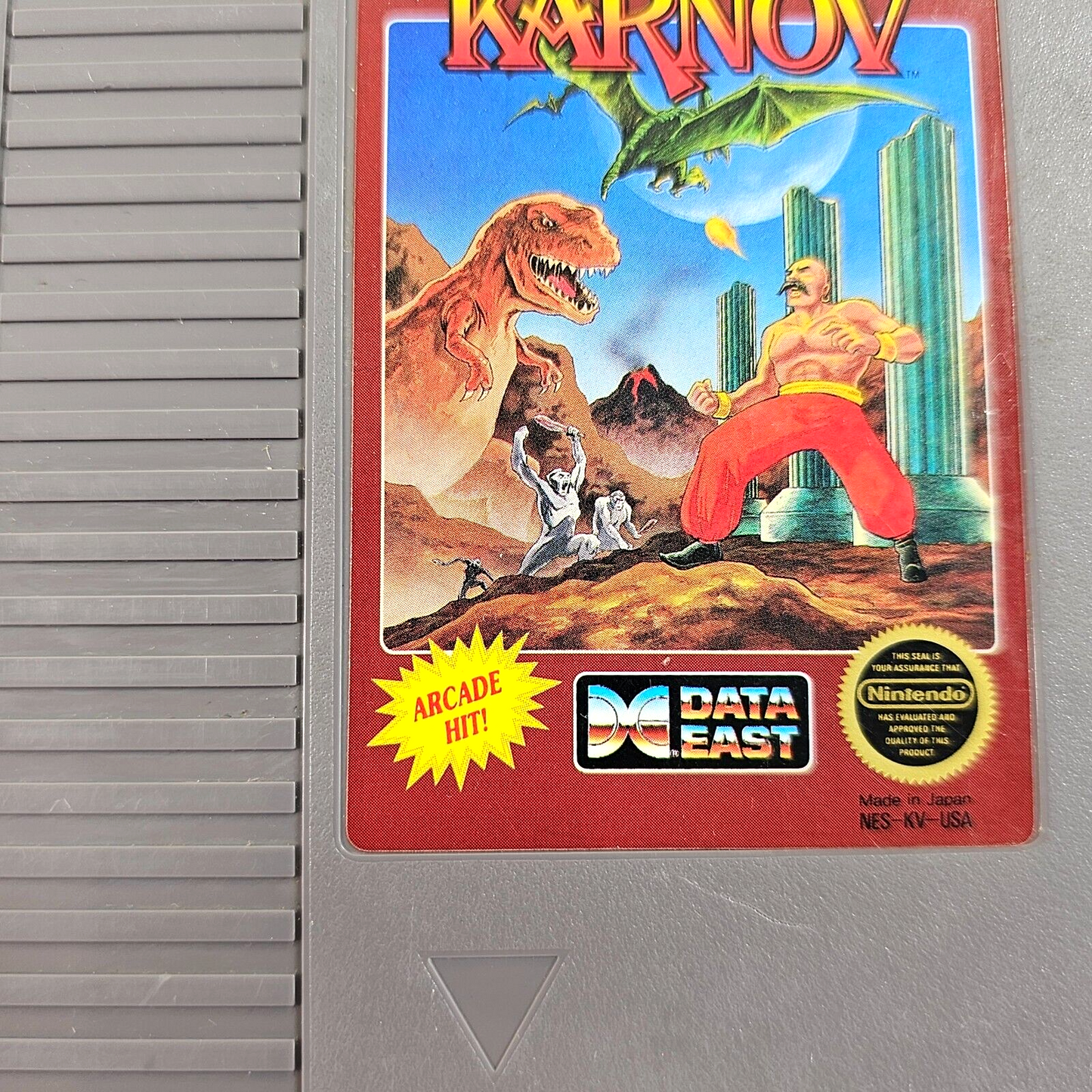 Karnov (Nintendo Entertainment System, 1987) Game Cartridge - Tested