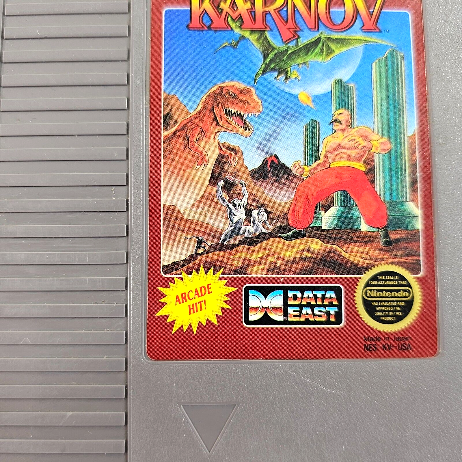 Karnov (Nintendo Entertainment System, 1987) Game Cartridge - Tested