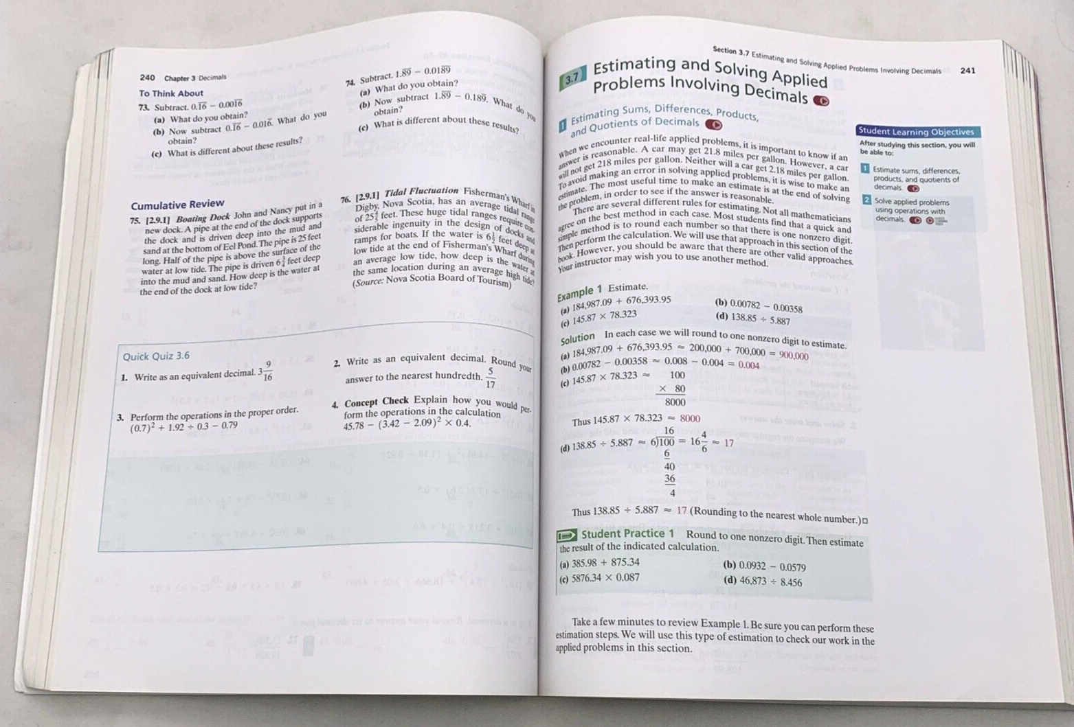 Basic College Mathematics (Pearson Education, 2016) 8th Edition