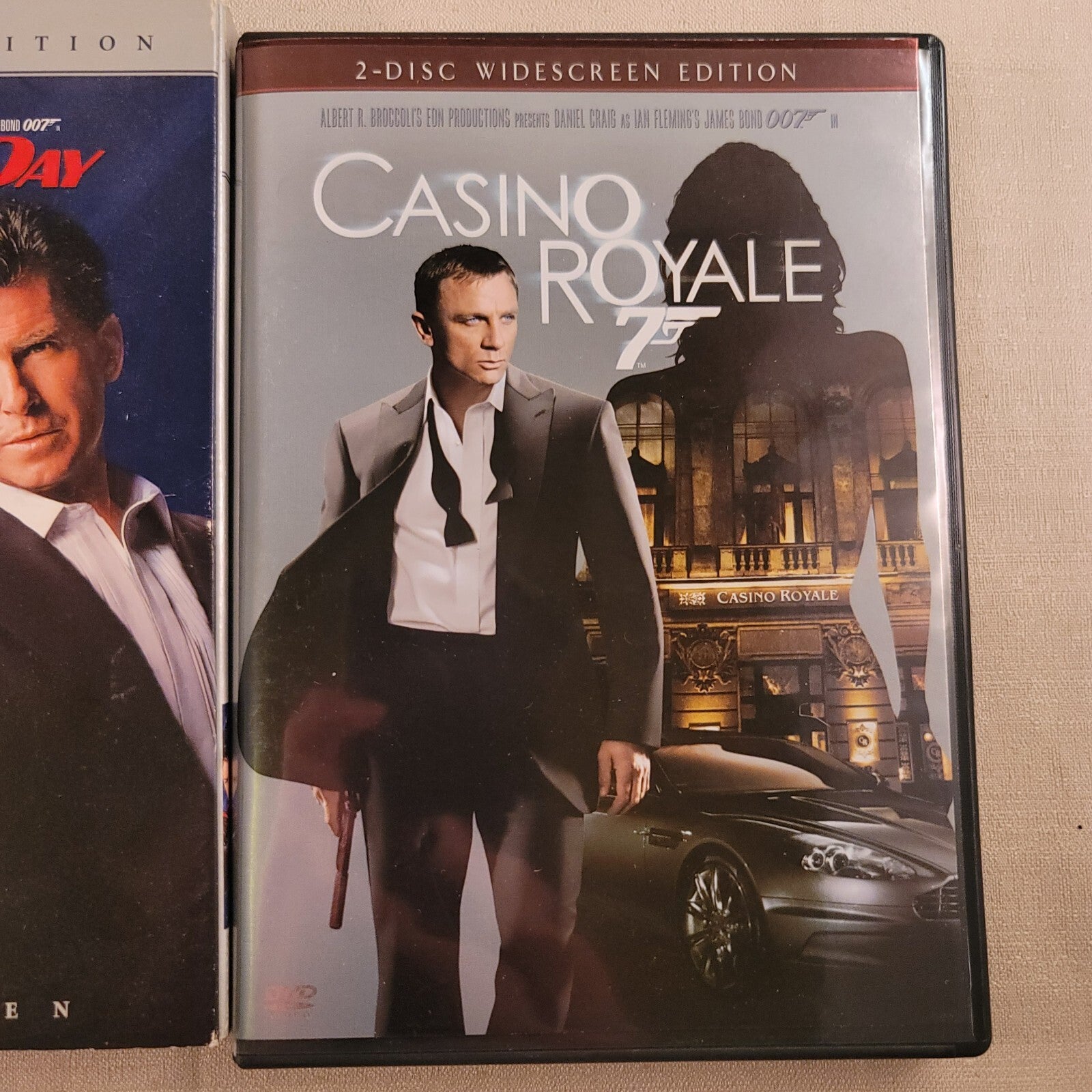 Casino Royale (Two-Disc Widescreen Edition DVD) and Die Another Day 007 Lot