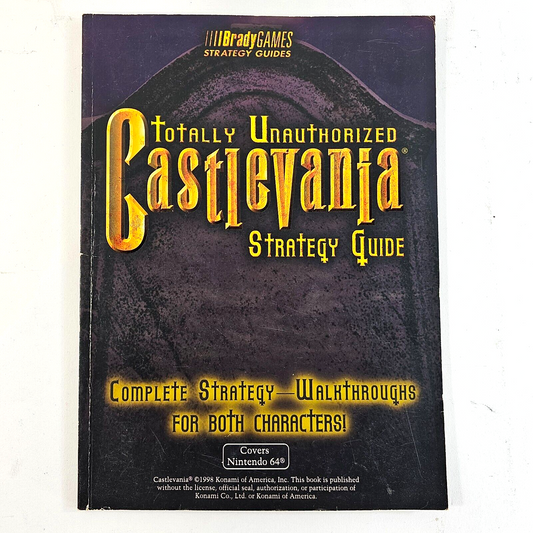 Castlevania Totally Unauthorized Strategy Guide (1999, Trade Paperback)