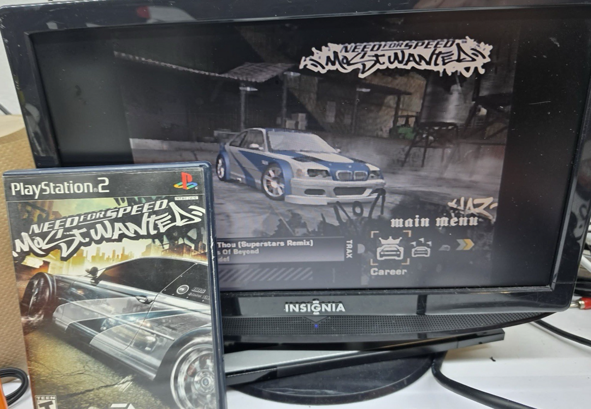 Need for Speed: Most Wanted (PlayStation 2, 2005) Game Case Manual - Tested