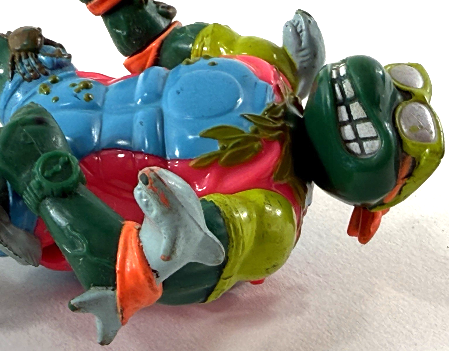 Playmates 1990 Teenage Mutant Ninja Turtles 5" Mike The Sewer Surfer Figure