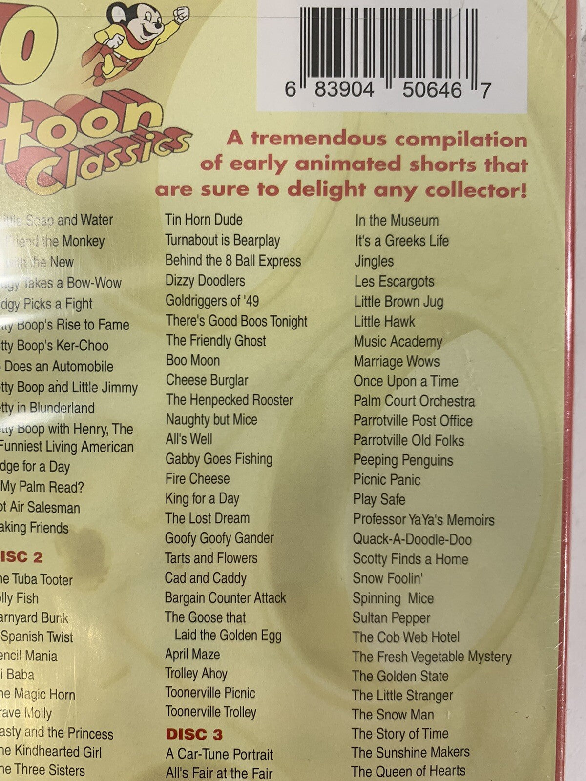 Ultimate 150 Cartoon Festival (DVD, 2008) New, Factory Sealed