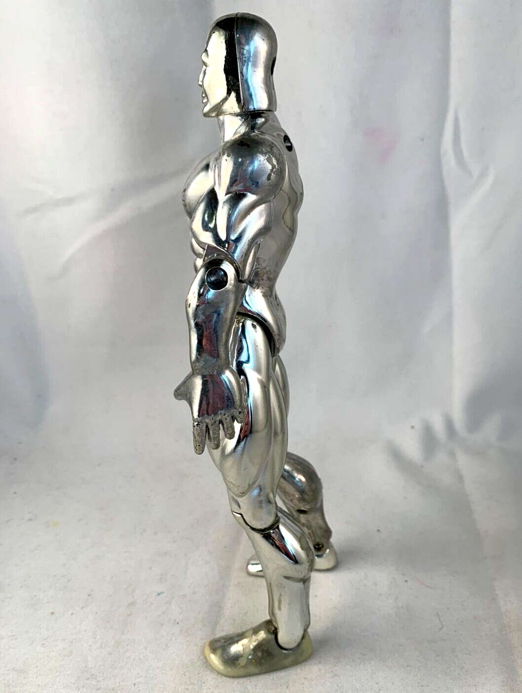 ToyBiz 1994 Fantastic Four Silver Surfer Loose 10" Chrome Finish Action Figure