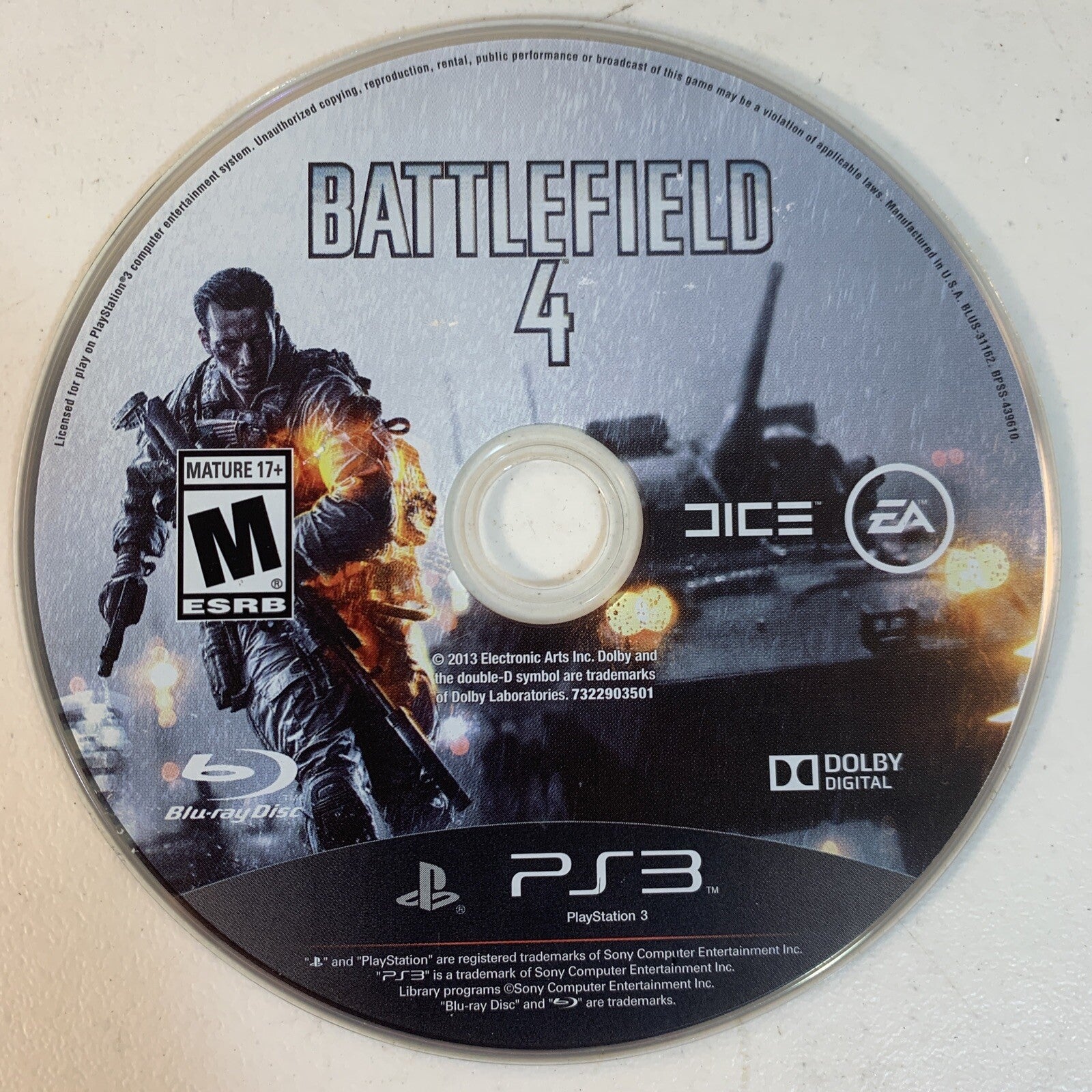 Dishonored (Sony PlayStation 3 Lot) Call Of Duty Black Ops 2/ Battlefield 4