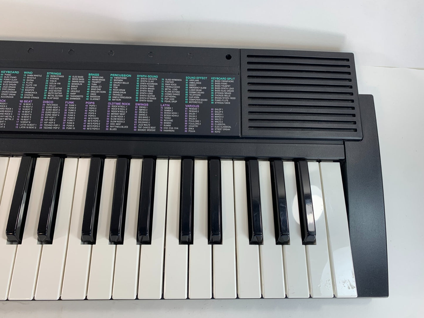 Radio Shack Concertmate 680 49 Key Electronic Keyboard with AC Adapter - Tested