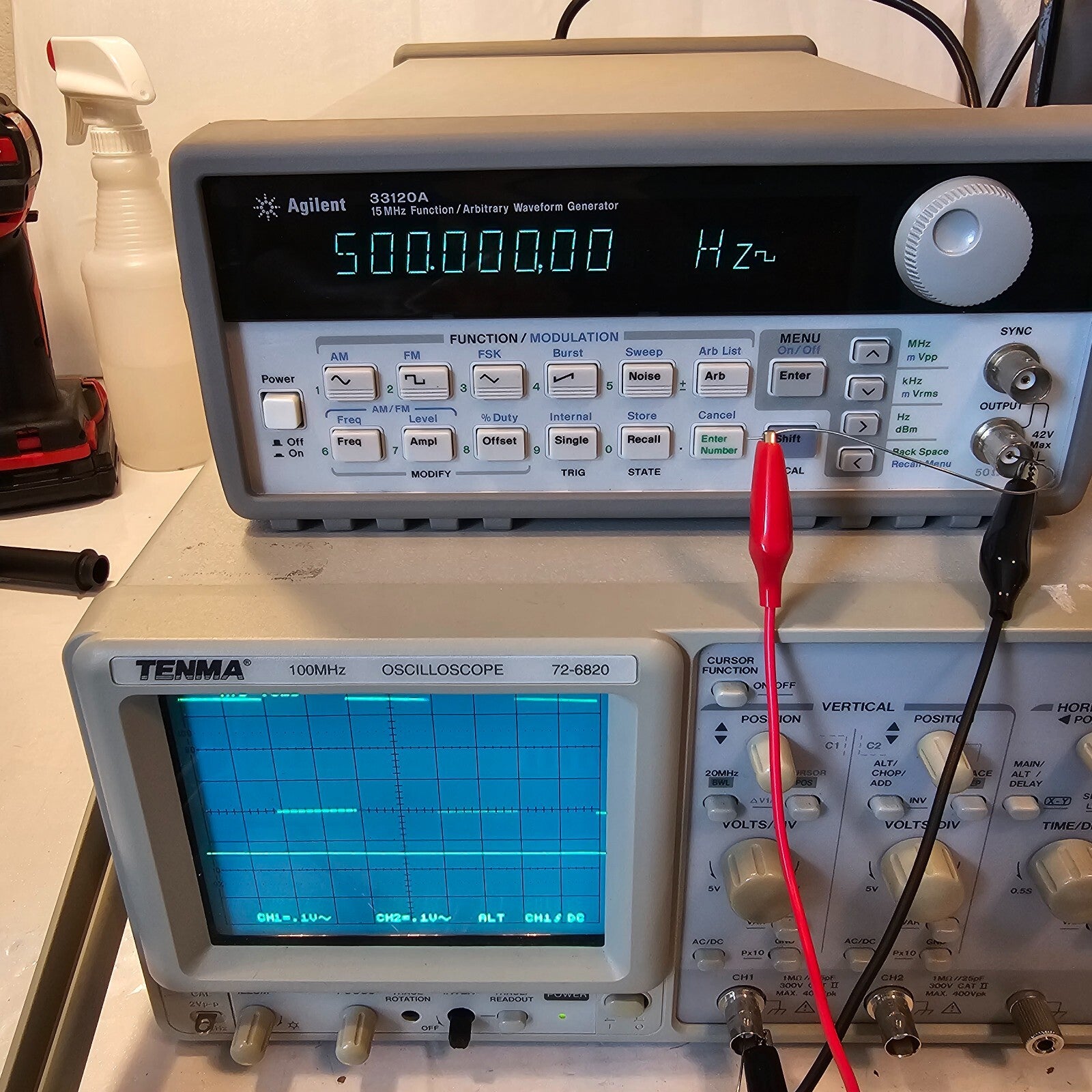 Agilent 33120A 15 MHz Function Arbitrary Waveform Generator - Verified Accurate