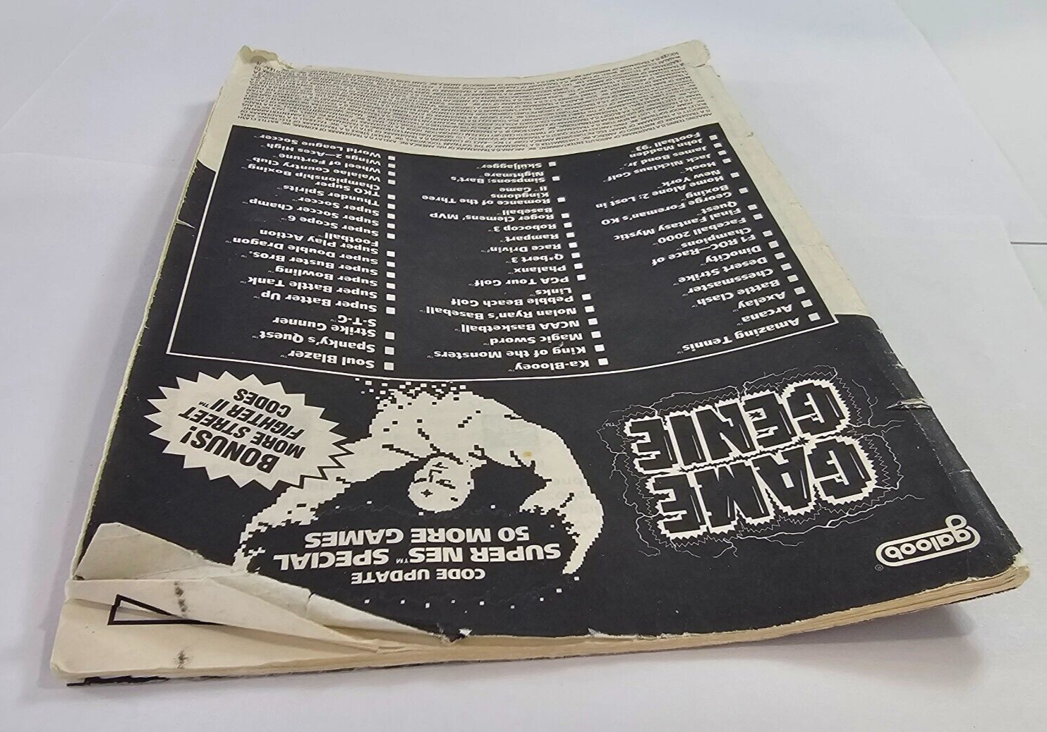 Galoob Game Genie Video Game Enhancer (Super Nintendo, 1992) with Code Books