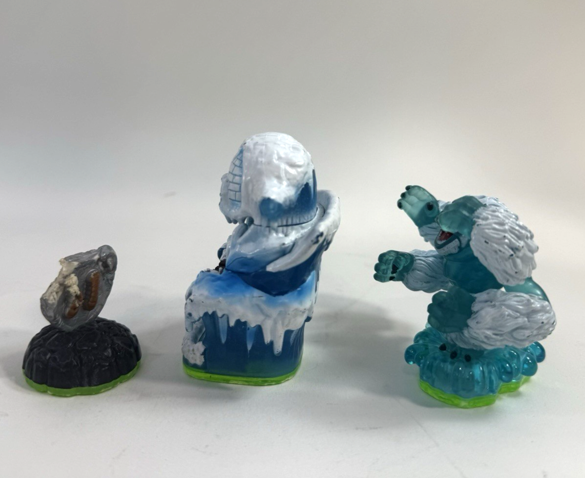 Skylanders Spyro's Adventure Slam Bam, Empire Of Ice, Sky Iron Shield Bundle