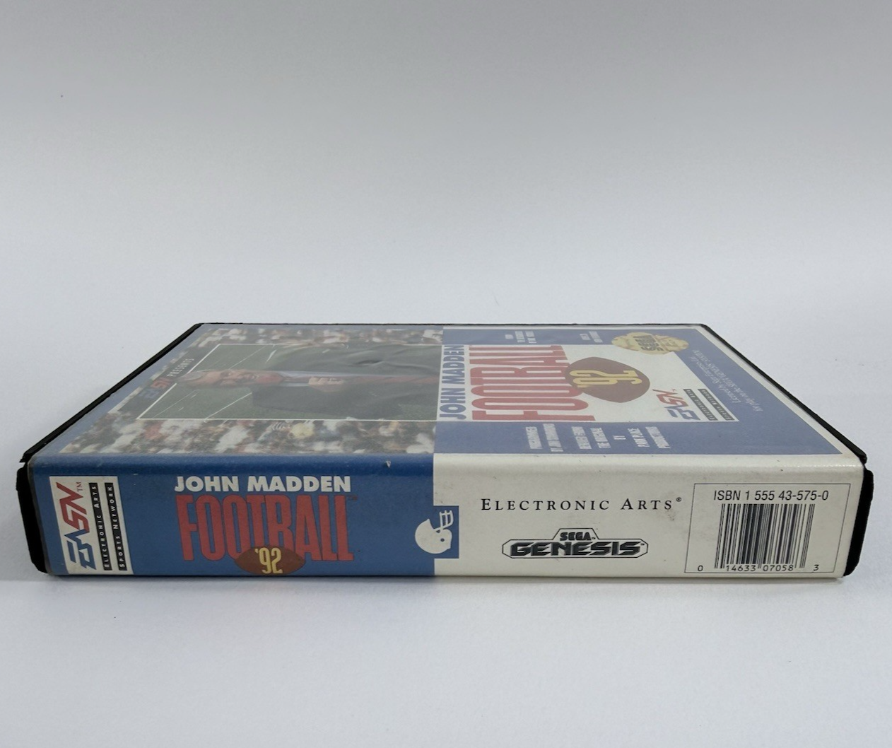 John Madden Football '92 (Sega Genesis, 1991) Game, Case, and Manual - Tested