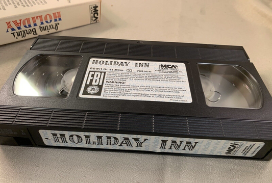 Irving Berlin's Holiday Inn (VHS, 1986) Bing Crosby, Fred Astaire - Tested