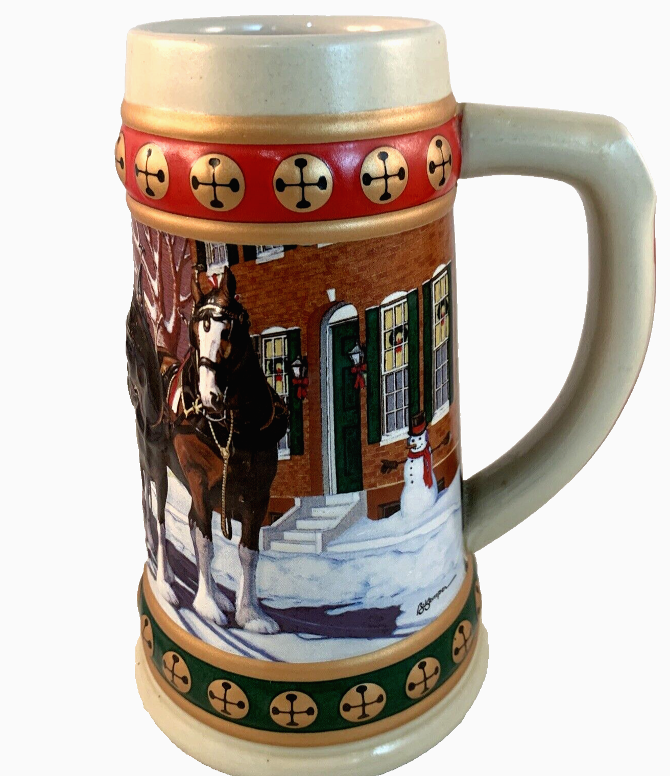 Budweiser 1993 Holiday Stein Collection Hometown Holiday - Anheuser-Busch Inc.
