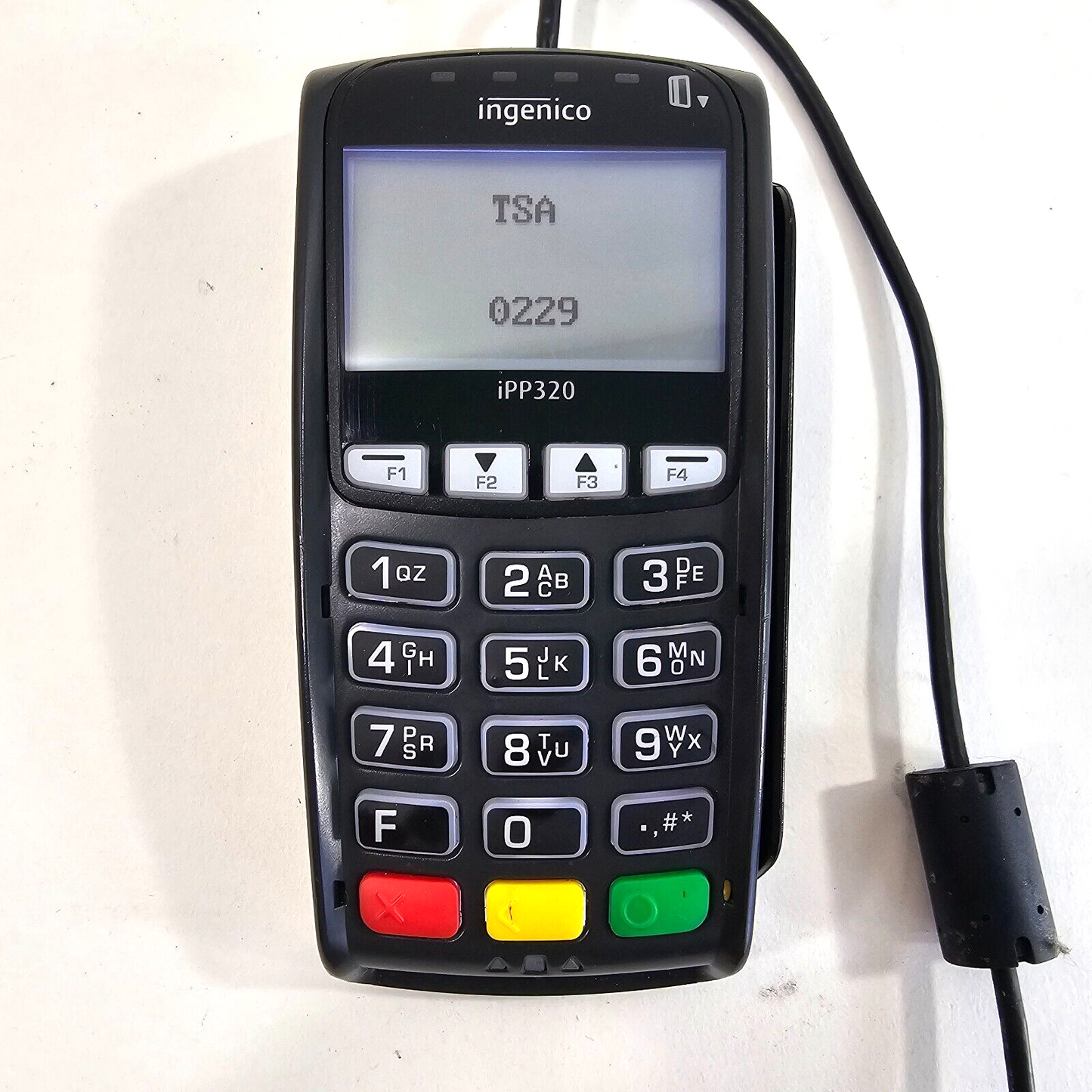 Ingenico iPP320 Payment Terminal with Power Supply and Connector Cable - Tested