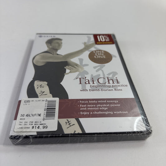 GAIAM: T'ai Chi Beginning Practice - David-Dorian Ross (DVD, 2007) New, Sealed