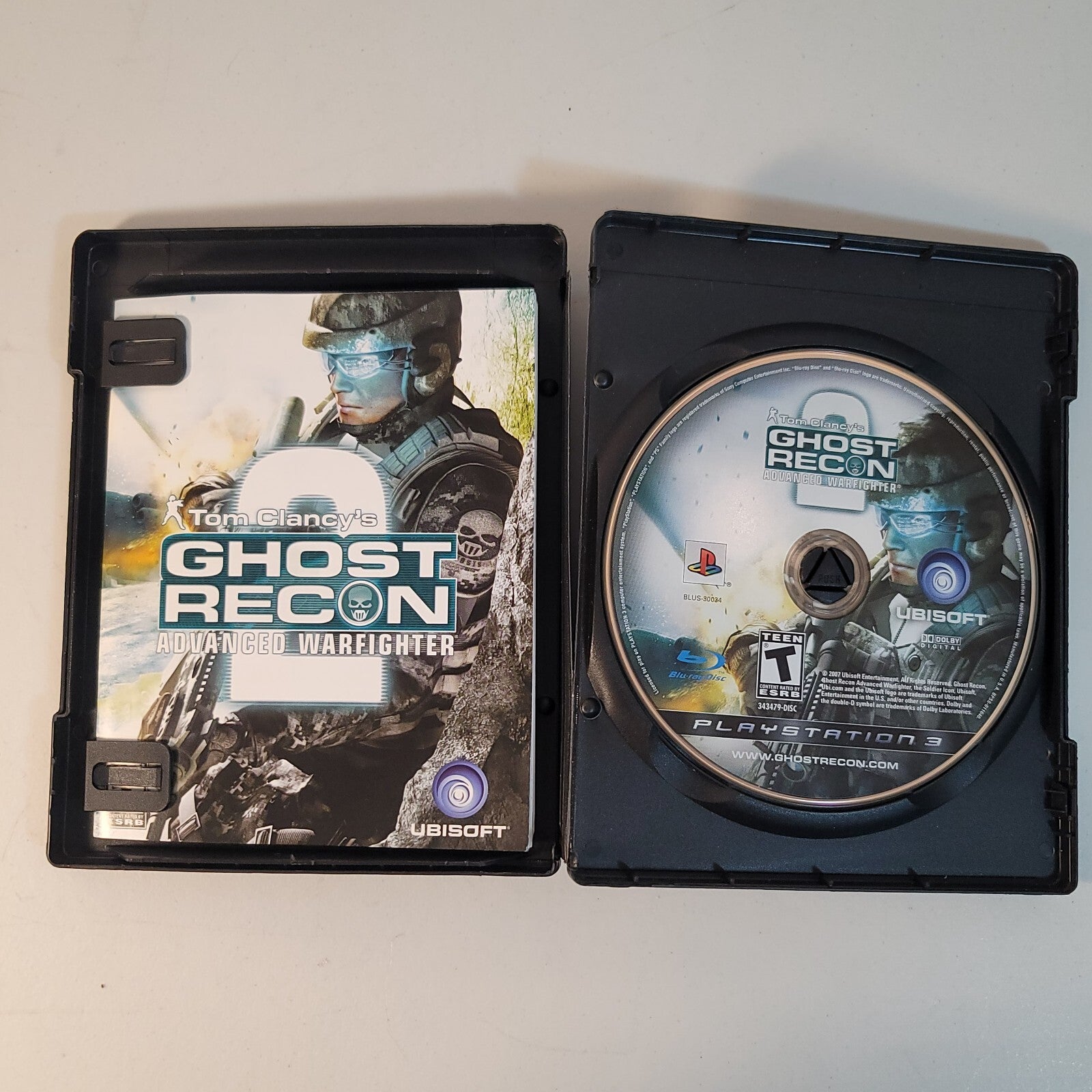 Tom Clancy's Ghost Recon: Advanced Warfighter 2 (Sony PlayStation 3, 2007) CIB