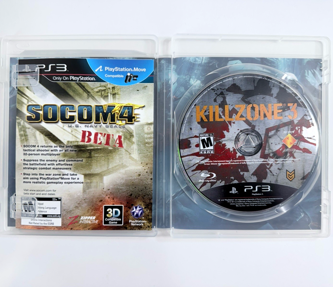 Killzone 3 (PlayStation 3, 2011) Game Case Manual Insert - Tested and Working