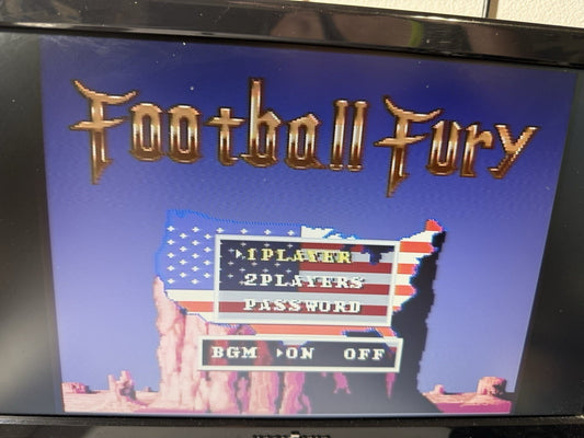 Football Fury (Super Nintendo, 1993) Game Cartridge - Tested and Working