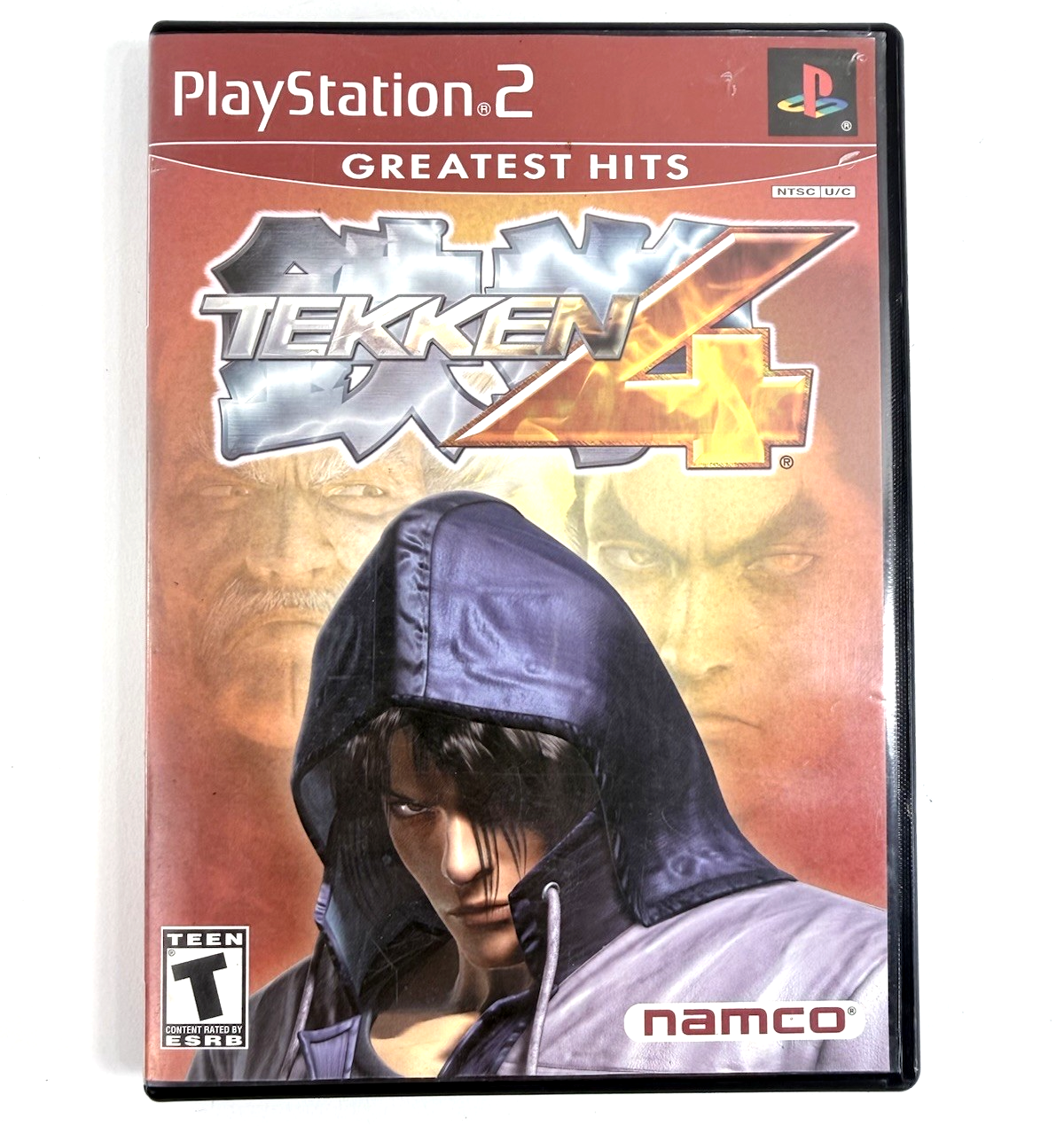 Tekken 4 (Sony PlayStation 2, 2002) Game Case Manual Registration Card - Tested