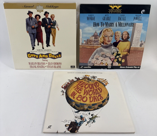 How to Marry a Millionaire (Laserdisc Bundle) Guys and Dolls, Around The World..