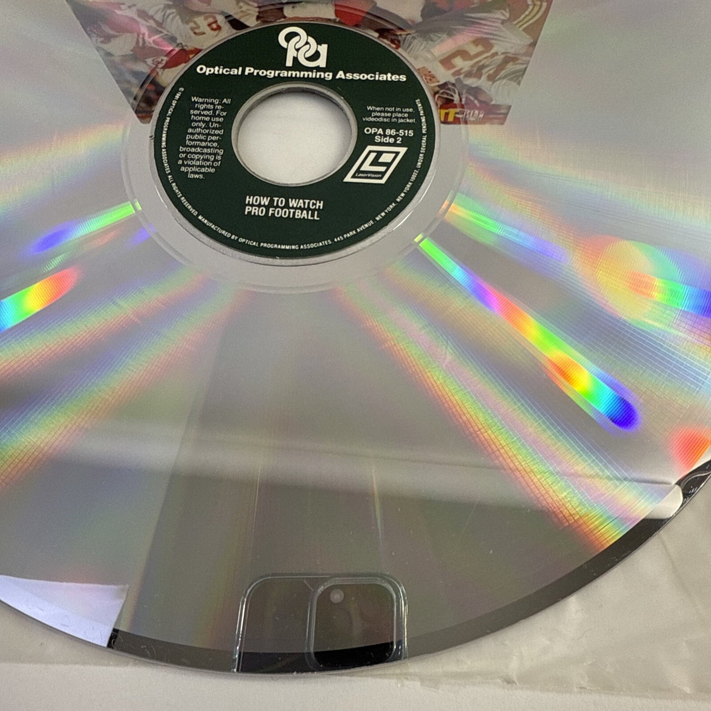 How to Watch Pro Football (Laserdisc, 1980) Tested and Working