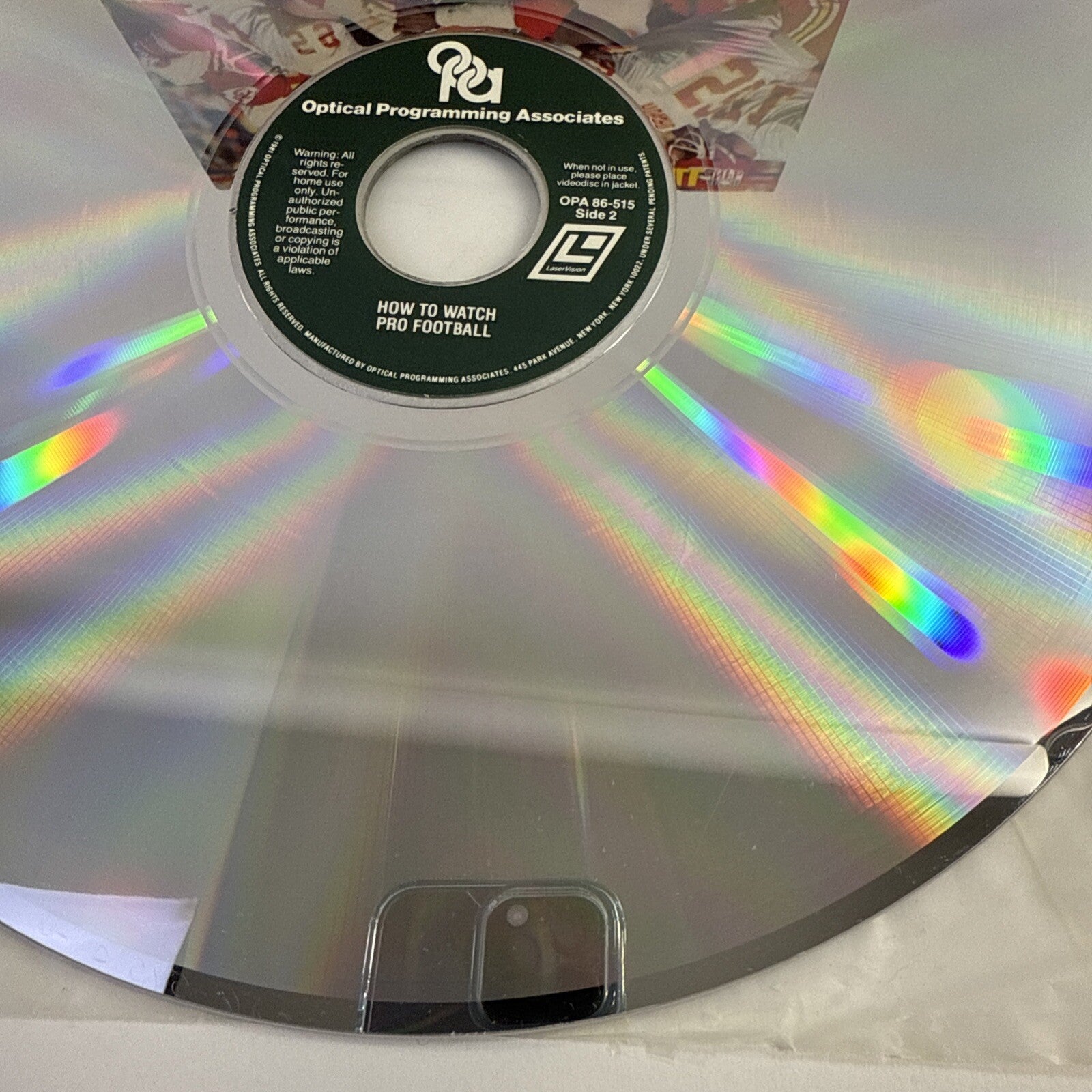 How to Watch Pro Football (Laserdisc, 1980) Tested and Working