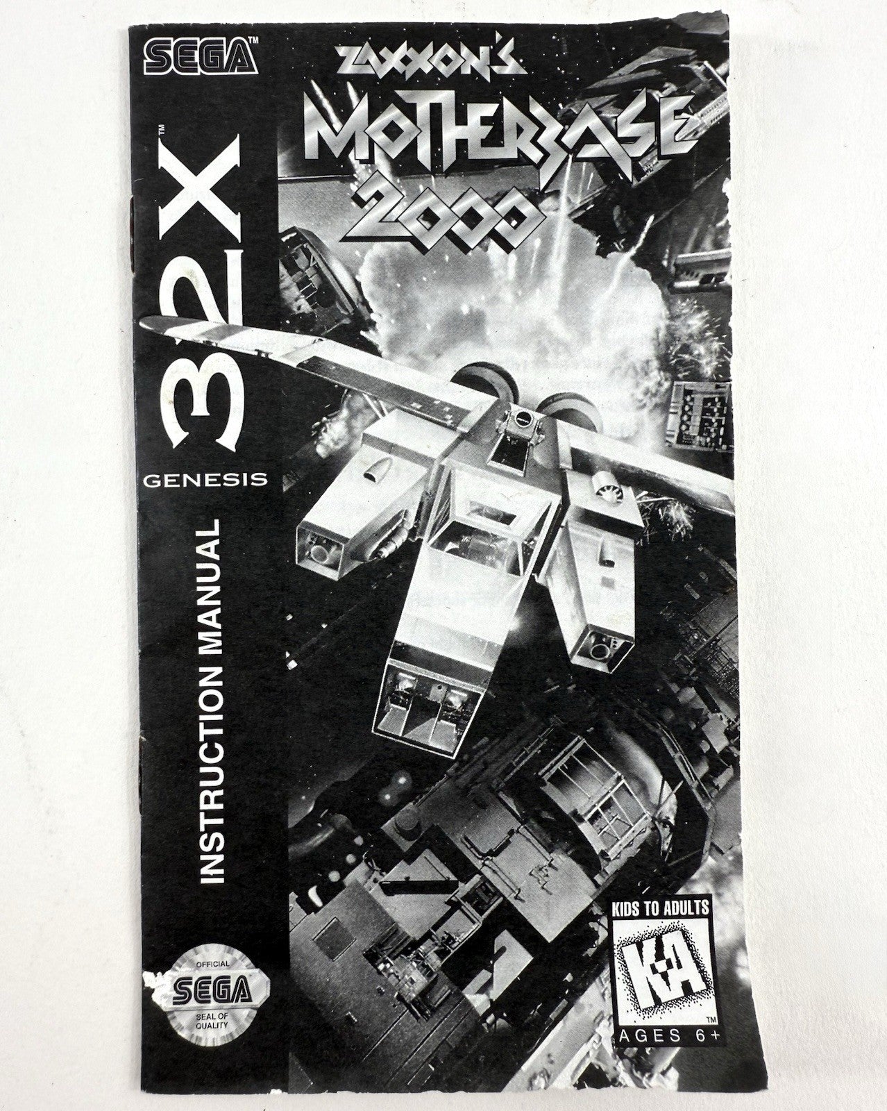 Zaxxon's Motherbase 2000 (Sega Genesis 32X, 1995) Instructional Manual 84512