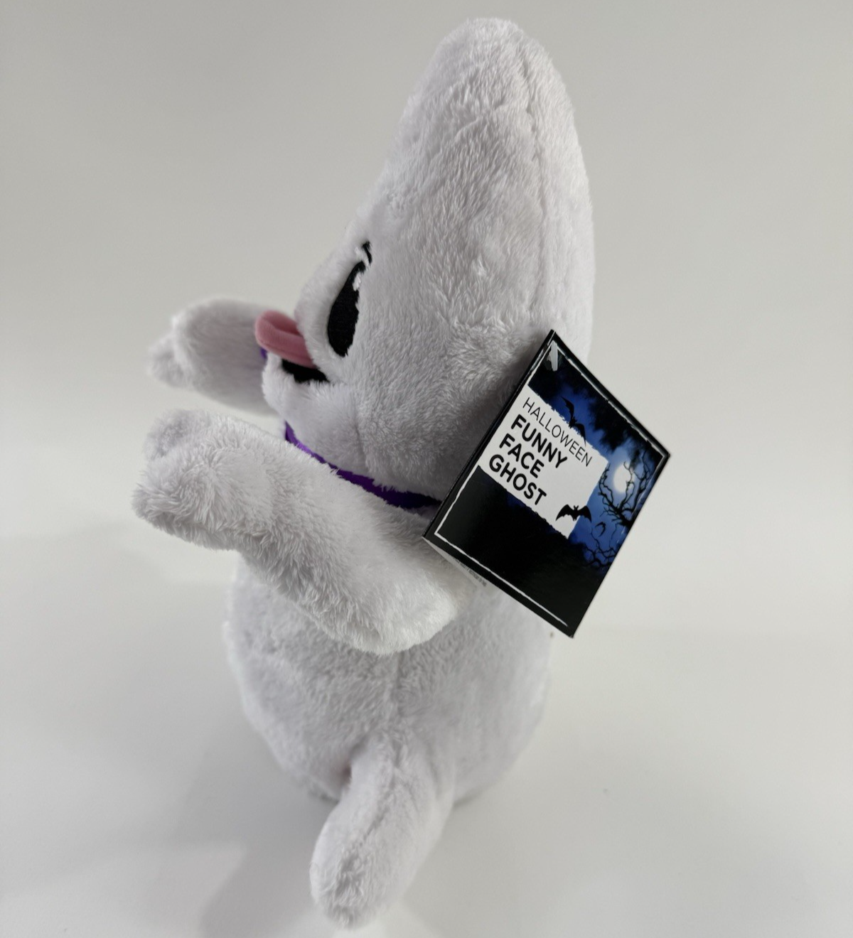 Big Lots 2018 10" Halloween Funny Face Ghost Animatronic Plush - New, Tested