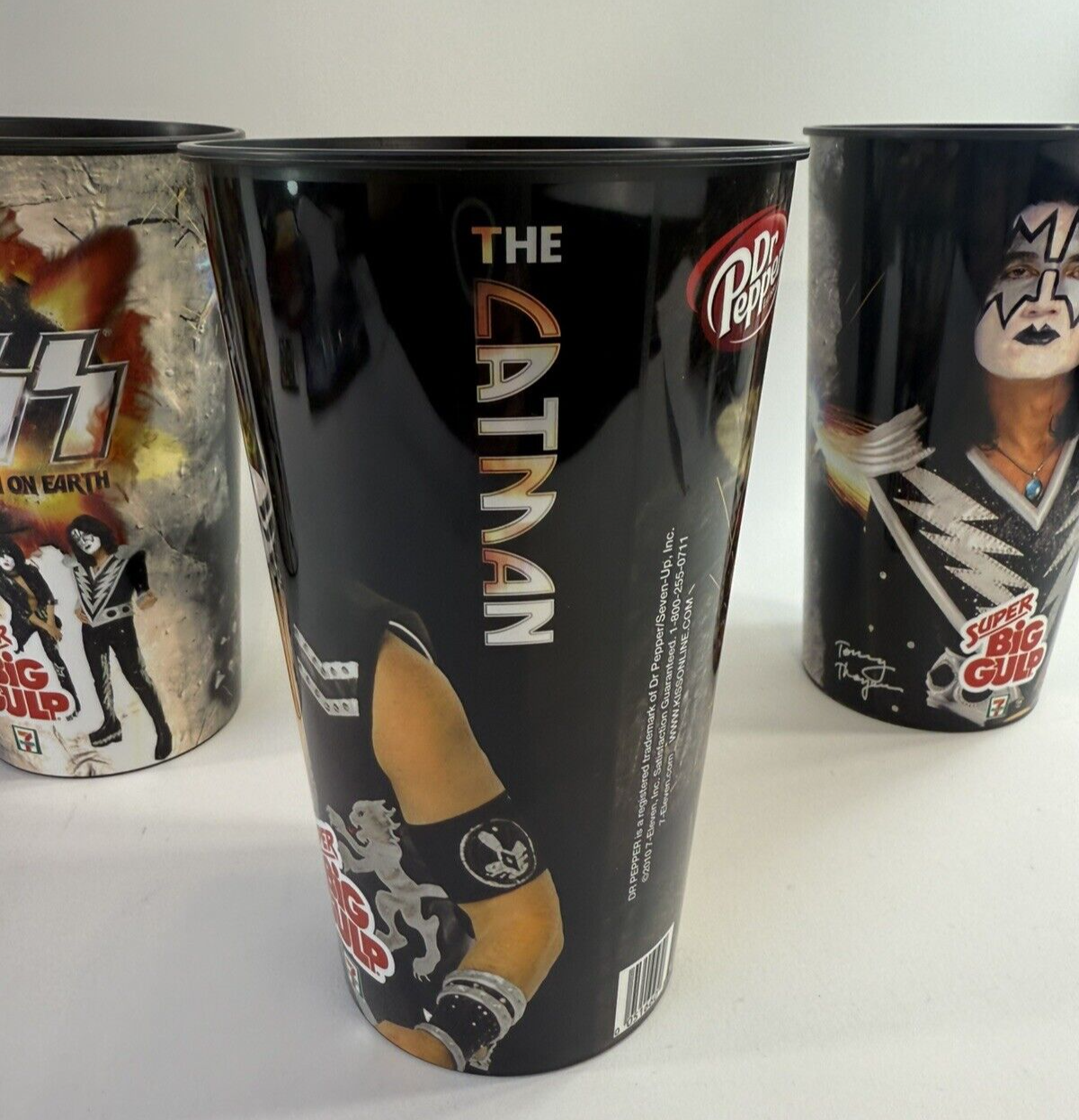 7-Eleven 2010 KISS Super Big Gulp Cups - Complete Set of 4