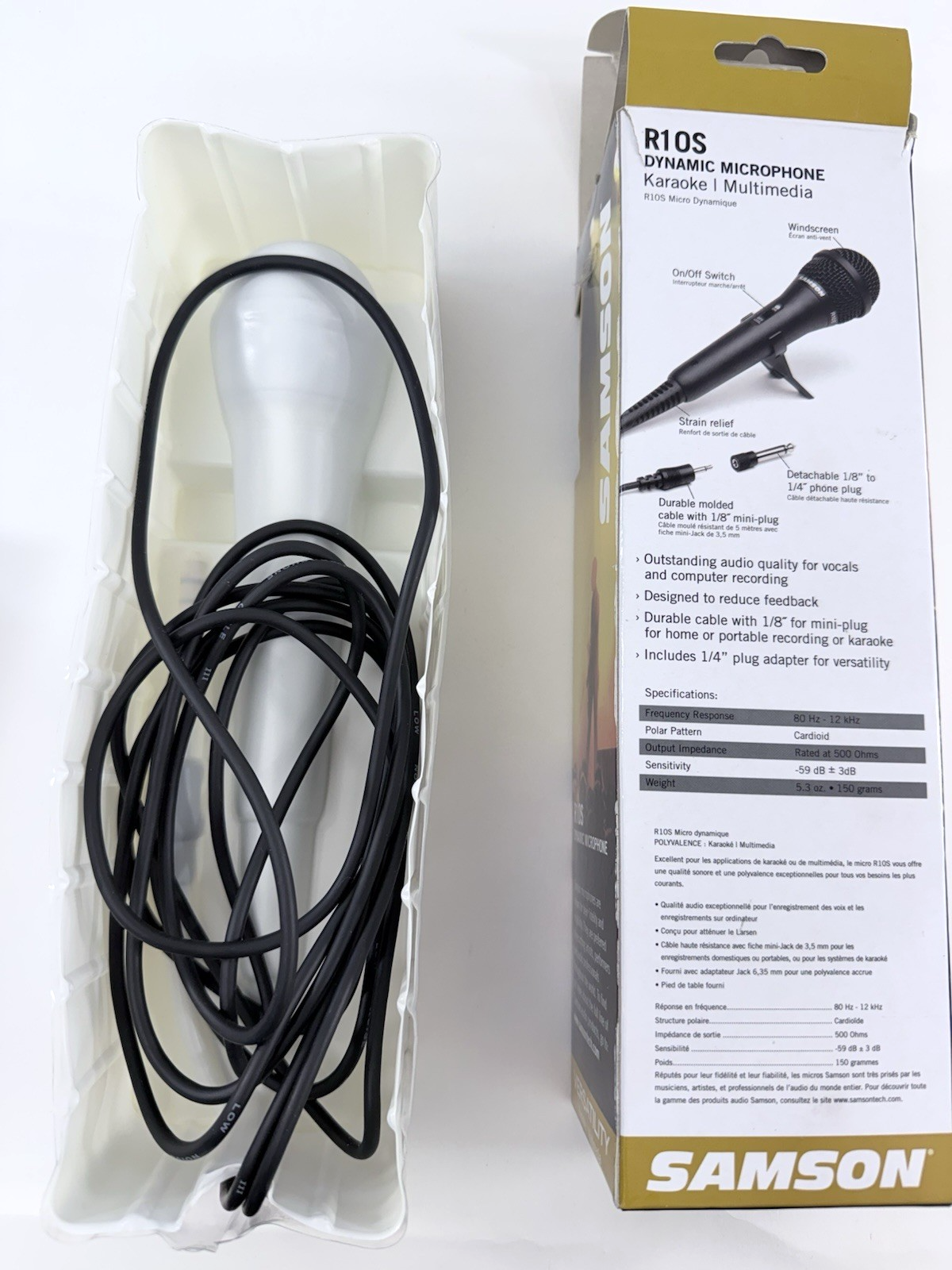 Samson Versatility R10S Dynamic Microphone - Open Box