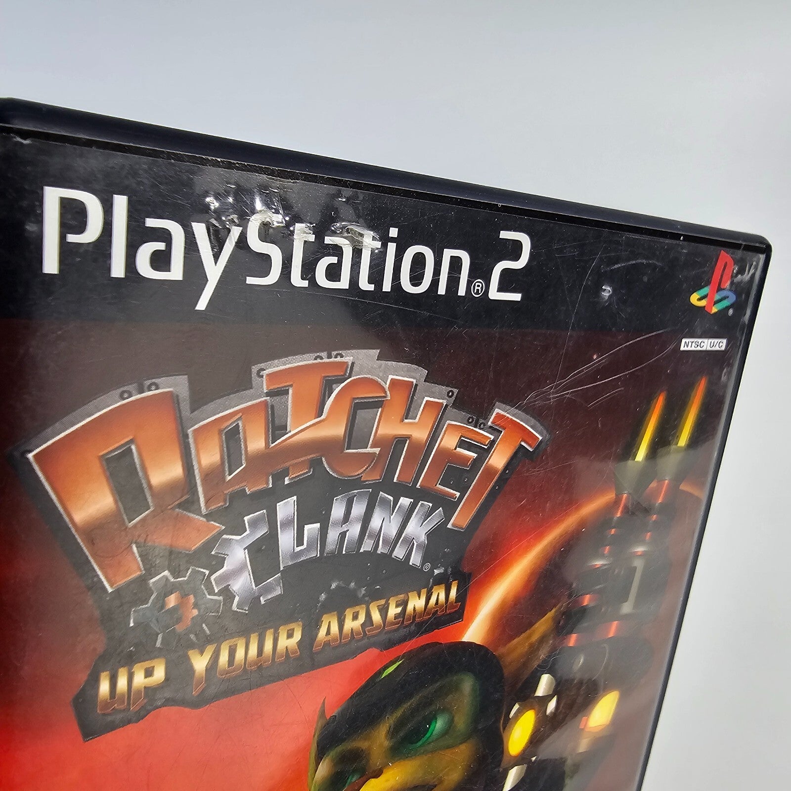 Ratchet & Clank: Up your Arsenal (PlayStation 2, 2004) Game Case Manual Insert