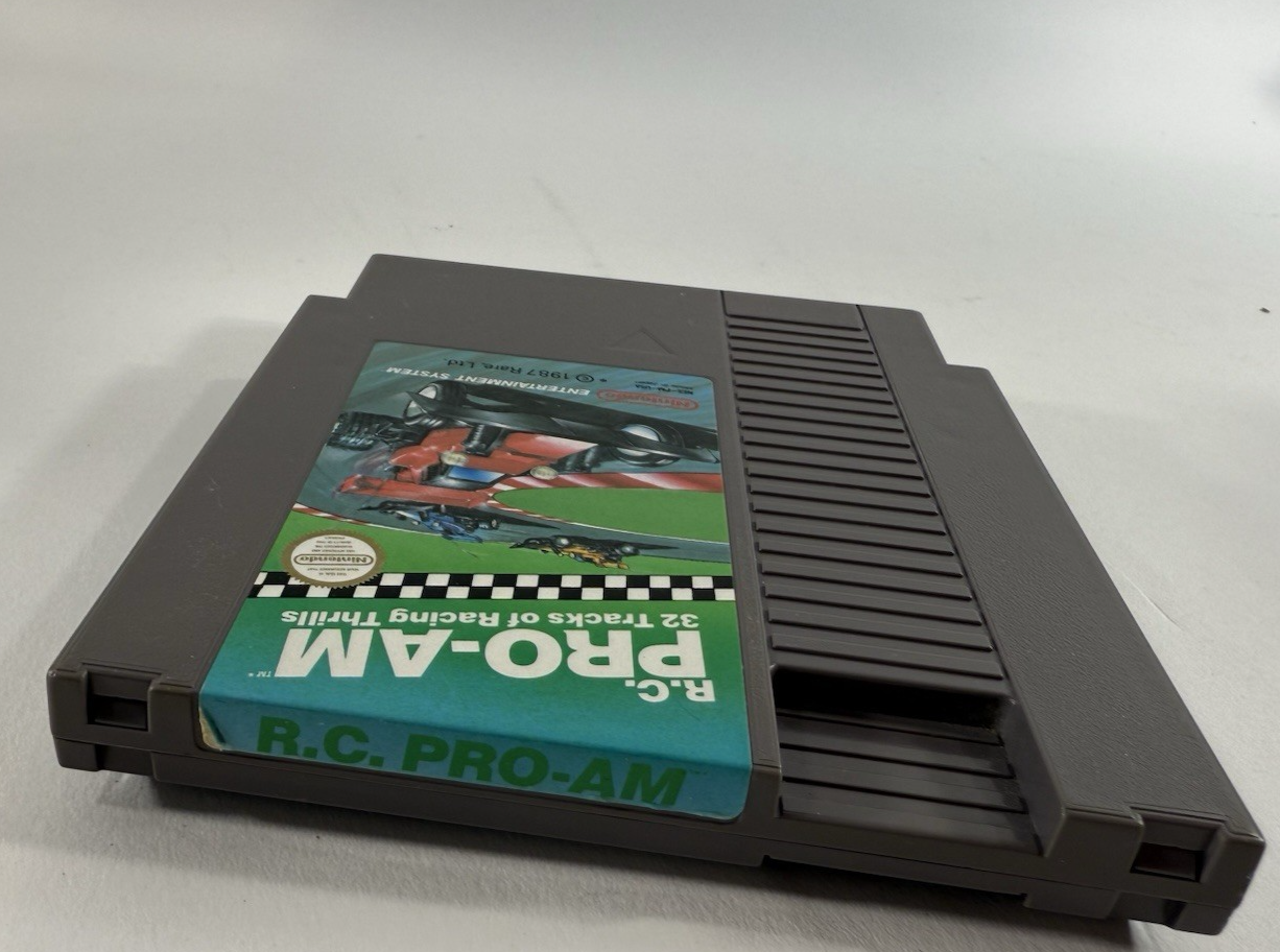 R.C. Pro-Am (Nintendo Entertainment System, 1987) Game Cartridge - Tested