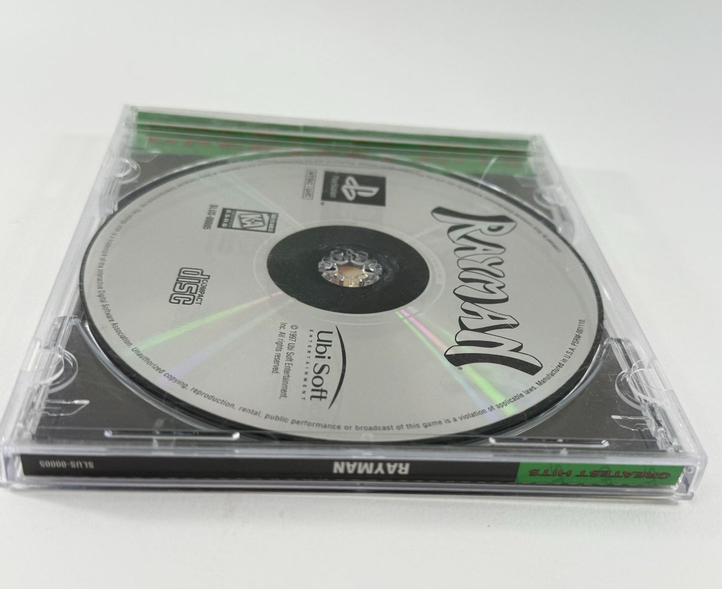 Rayman (Sony PlayStation 1, 1995) Game And Case - No Manual - Tested