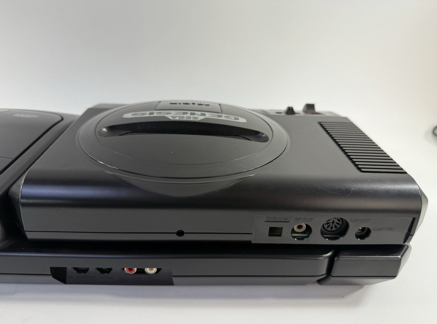 Sega Genesis Model 1 & Sega CD Model 2 with Controller and Accessories - Tested