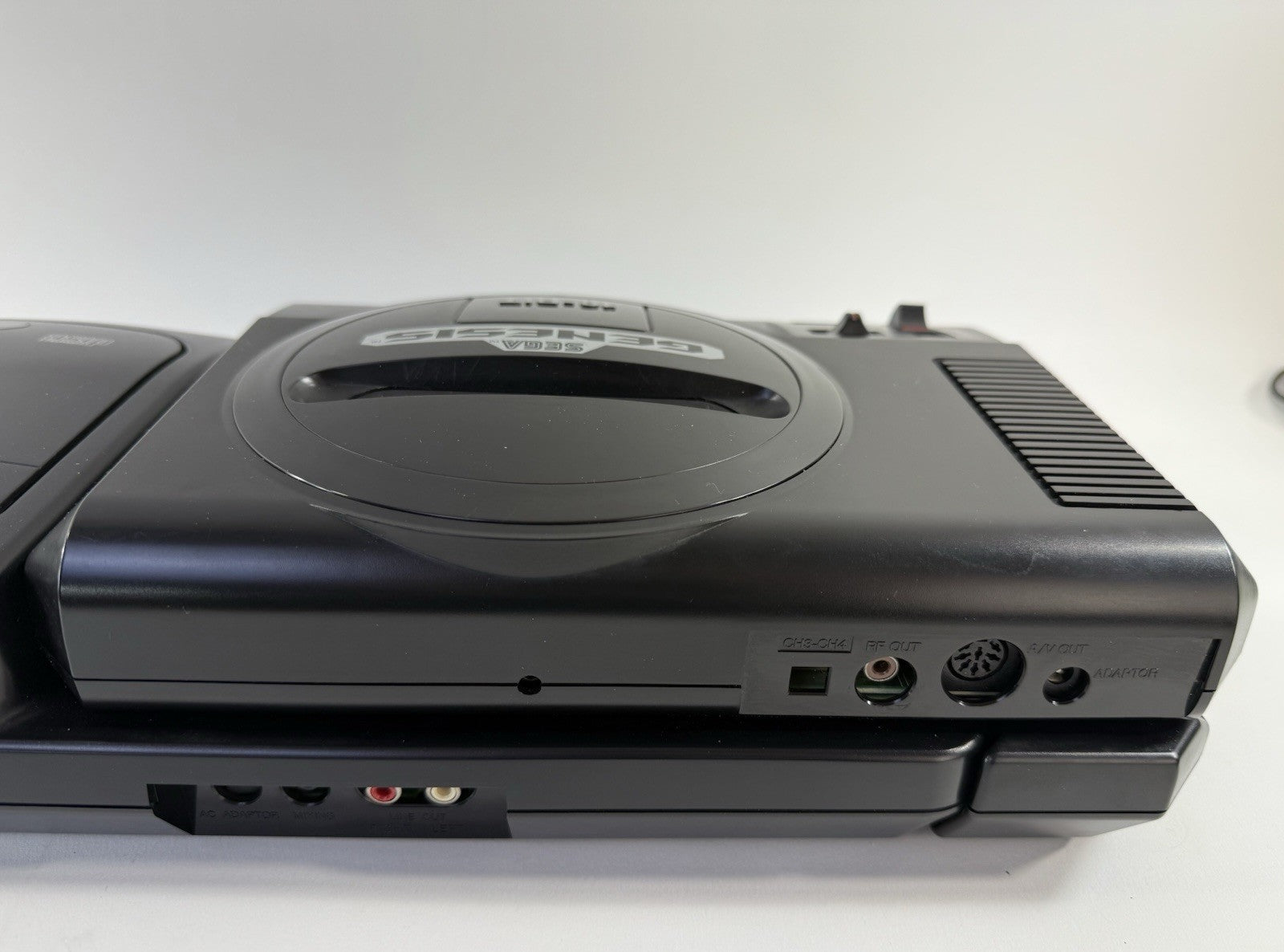 Sega Genesis Model 1 & Sega CD Model 2 with Controller and Accessories - Tested
