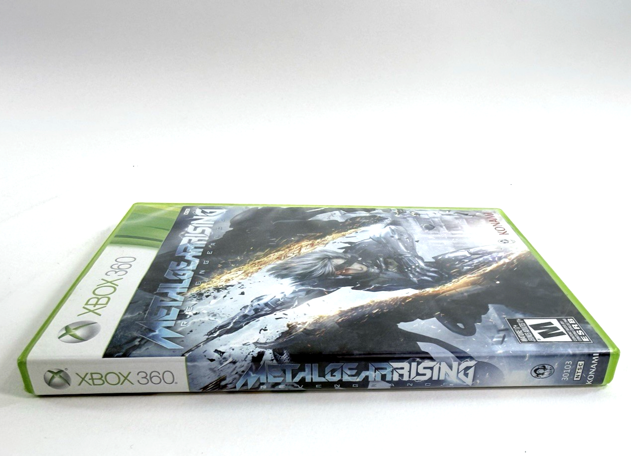 Metal Gear Rising: Revengeance (Xbox 360, 2013) Game Case Manual Insert - Tested