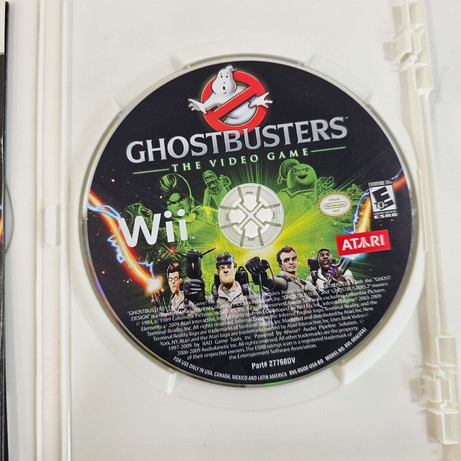Ghostbusters: The Video Game (Nintendo Wii, 2009) Game Case Manual - Tested