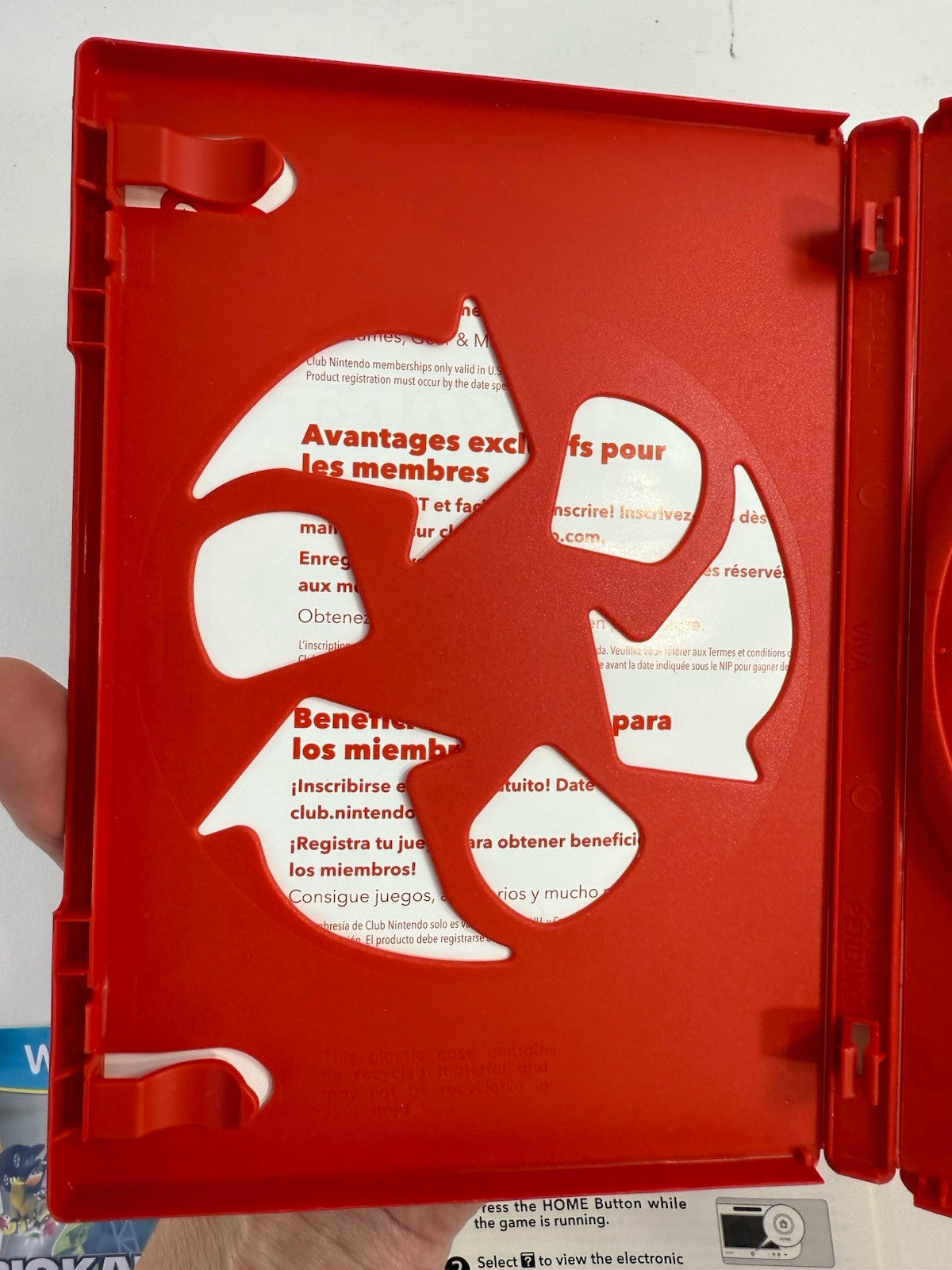 Mario Kart 8 (Nintendo Wii U, 2014) Game Case Manual Insert - Tested and Working