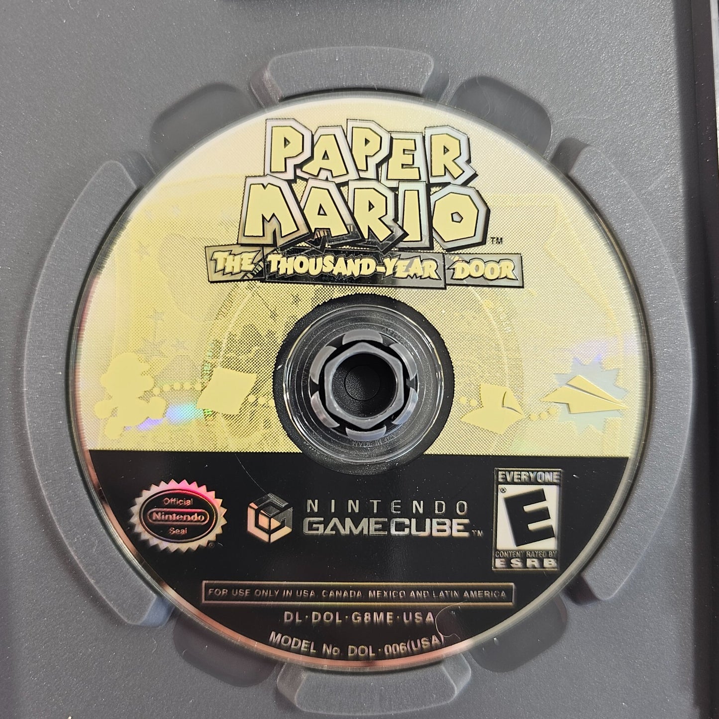 Paper Mario: The Thousand-Year Door (GameCube, 2004) Game Case Inserts - Tested