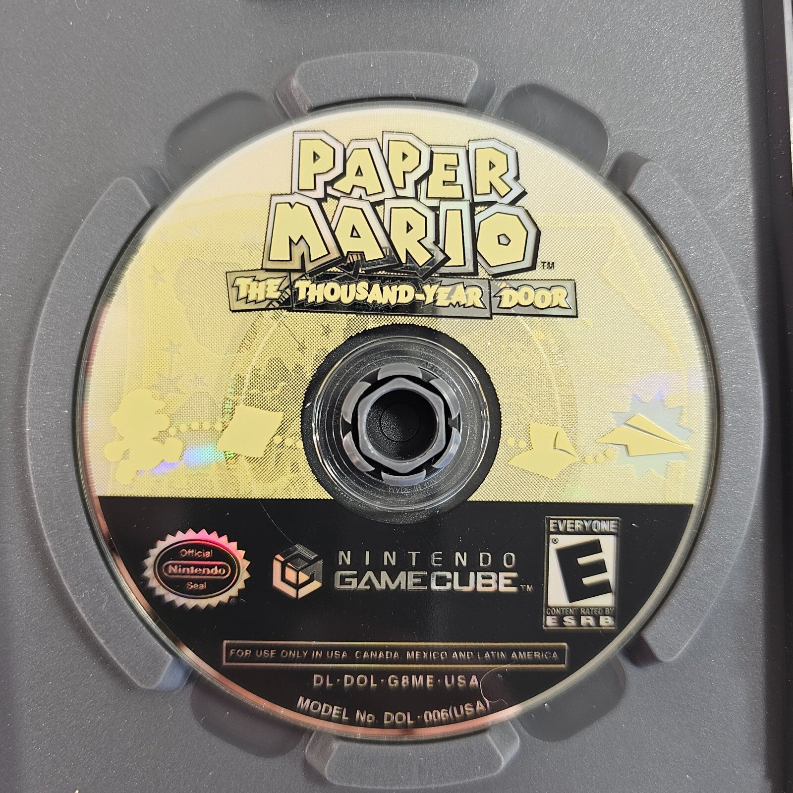 Paper Mario: The Thousand-Year Door (GameCube, 2004) Game Case Inserts - Tested