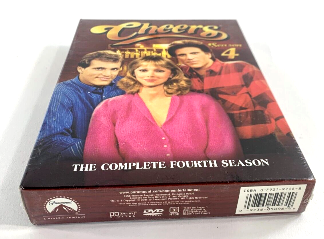 Cheers: The Complete Fourth Season (DVD, 2005) New, Factory Sealed