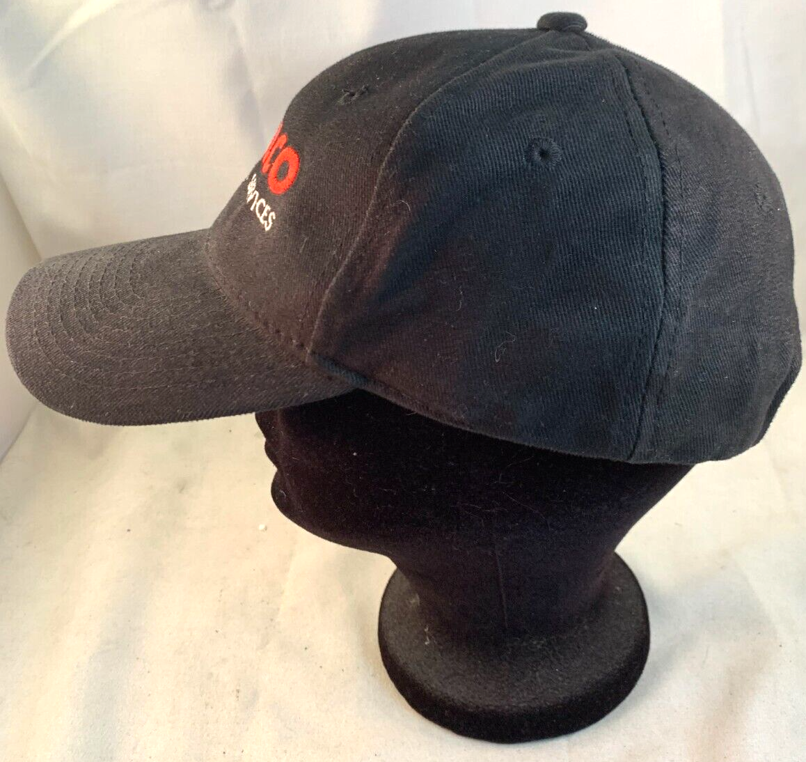 Sedalco Construction Services Black One Size Adjustable Strap Back Hat
