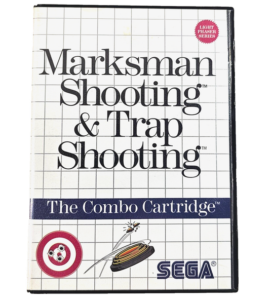 Marksman Shooting & Trap Shooting (Master System, 1987) Game and Case - Tested