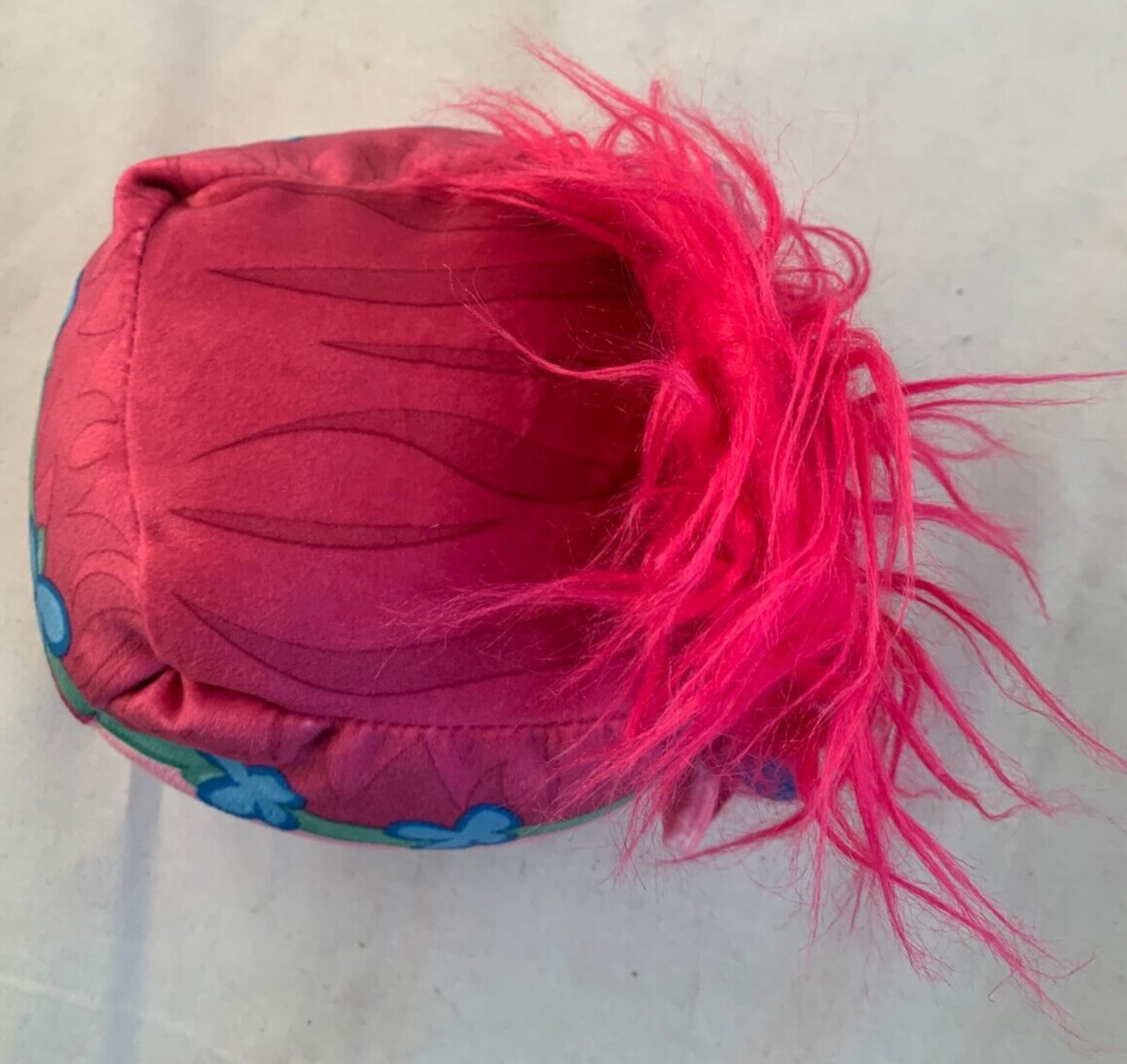 2017 DreamWorks Trolls 6" Princess Poppy Pink Cube Plush