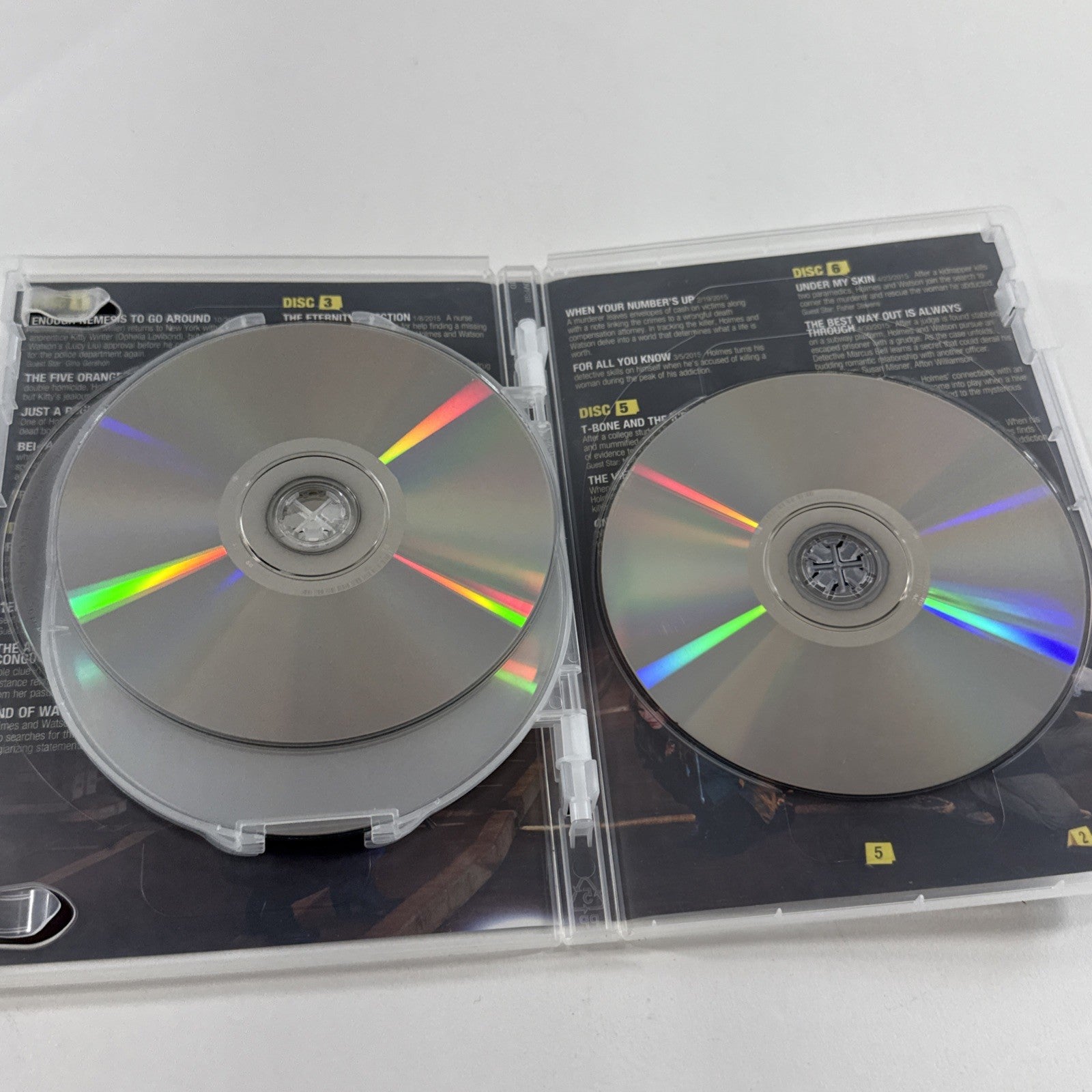 Elementary: Seasons 1-3 (DVD, 2015, 18-Disc Set) Tested and Working