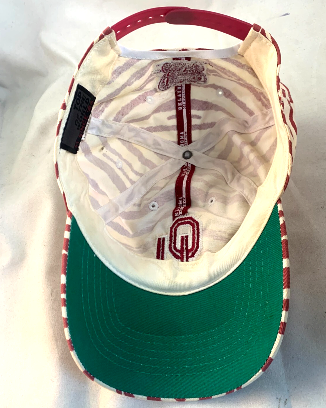 Top of The World Oklahoma Sooners Maroon/White One Size Adjustable Baseball Cap